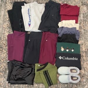 Womens Athletic/Lounge Wear Bundle, Fabletics, Columbia, Leggings, soffe